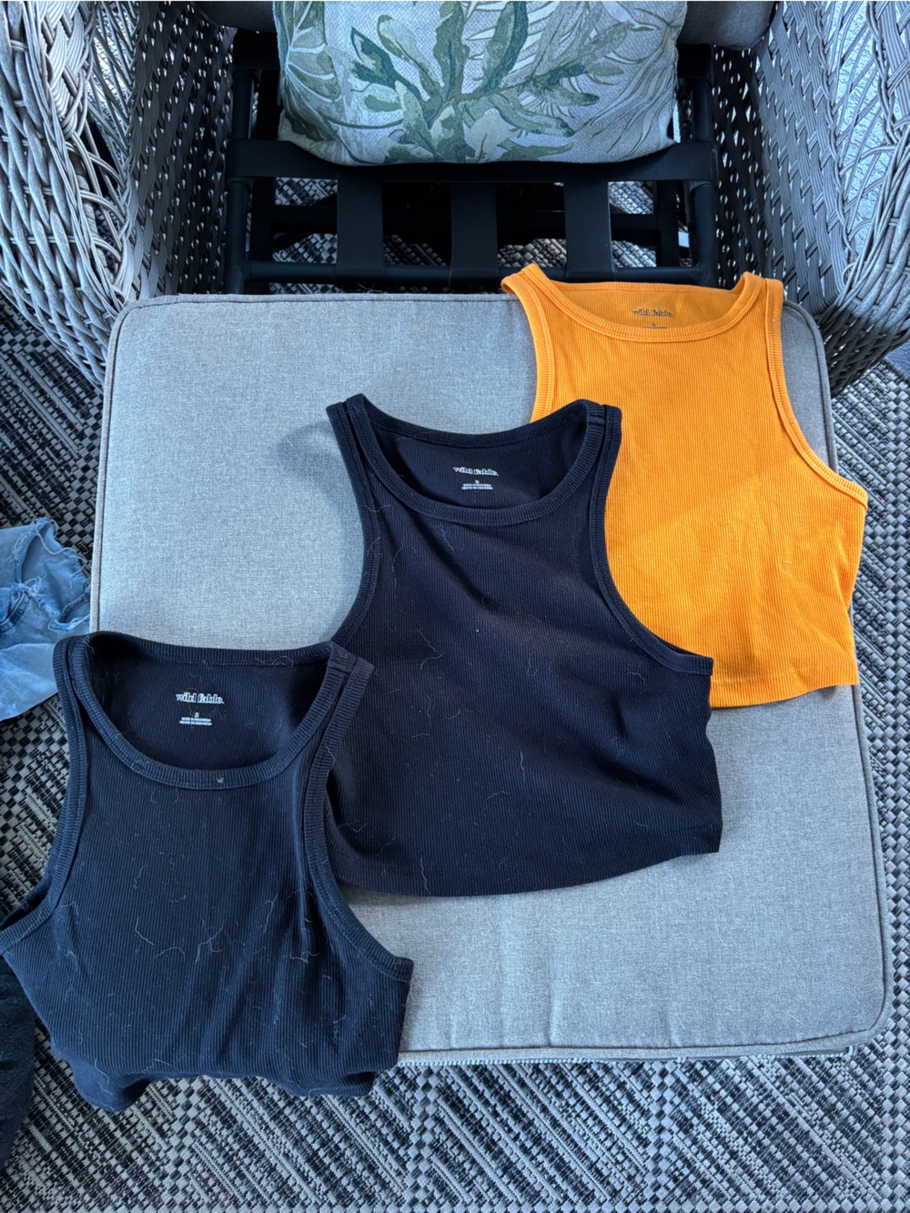 3 wild fable Ribbed Tank Top